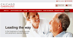 Desktop Screenshot of chicagocardiology.com