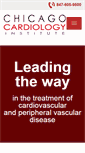 Mobile Screenshot of chicagocardiology.com